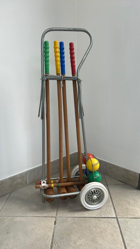 Vintage Croquet spel, Ophalen, Gebruikt