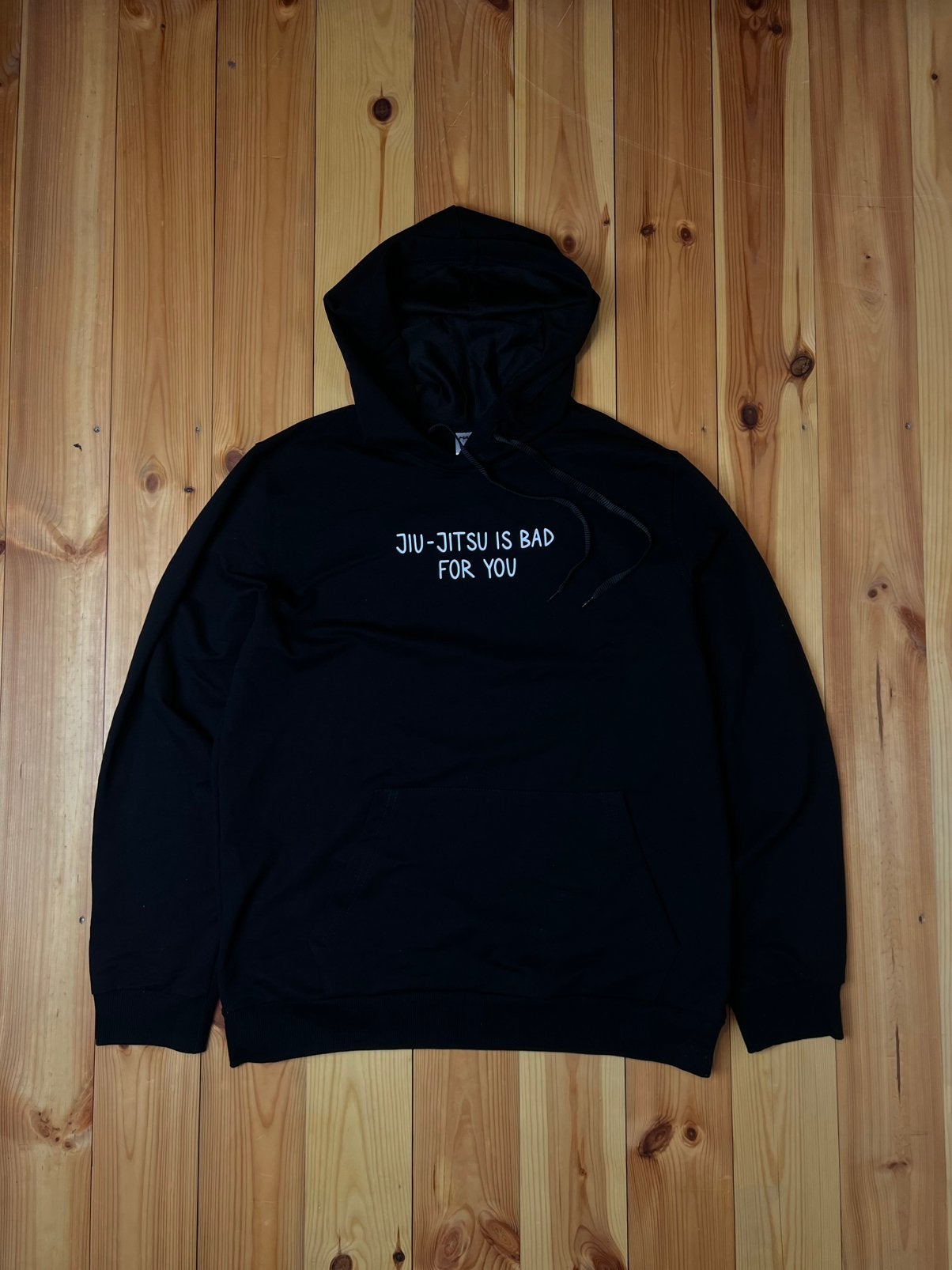 MANTO Bad Boy Bandi Zwarte Hoodie met Wit Logo XL L JiuJitsu, Enlèvement ou Envoi, Comme neuf