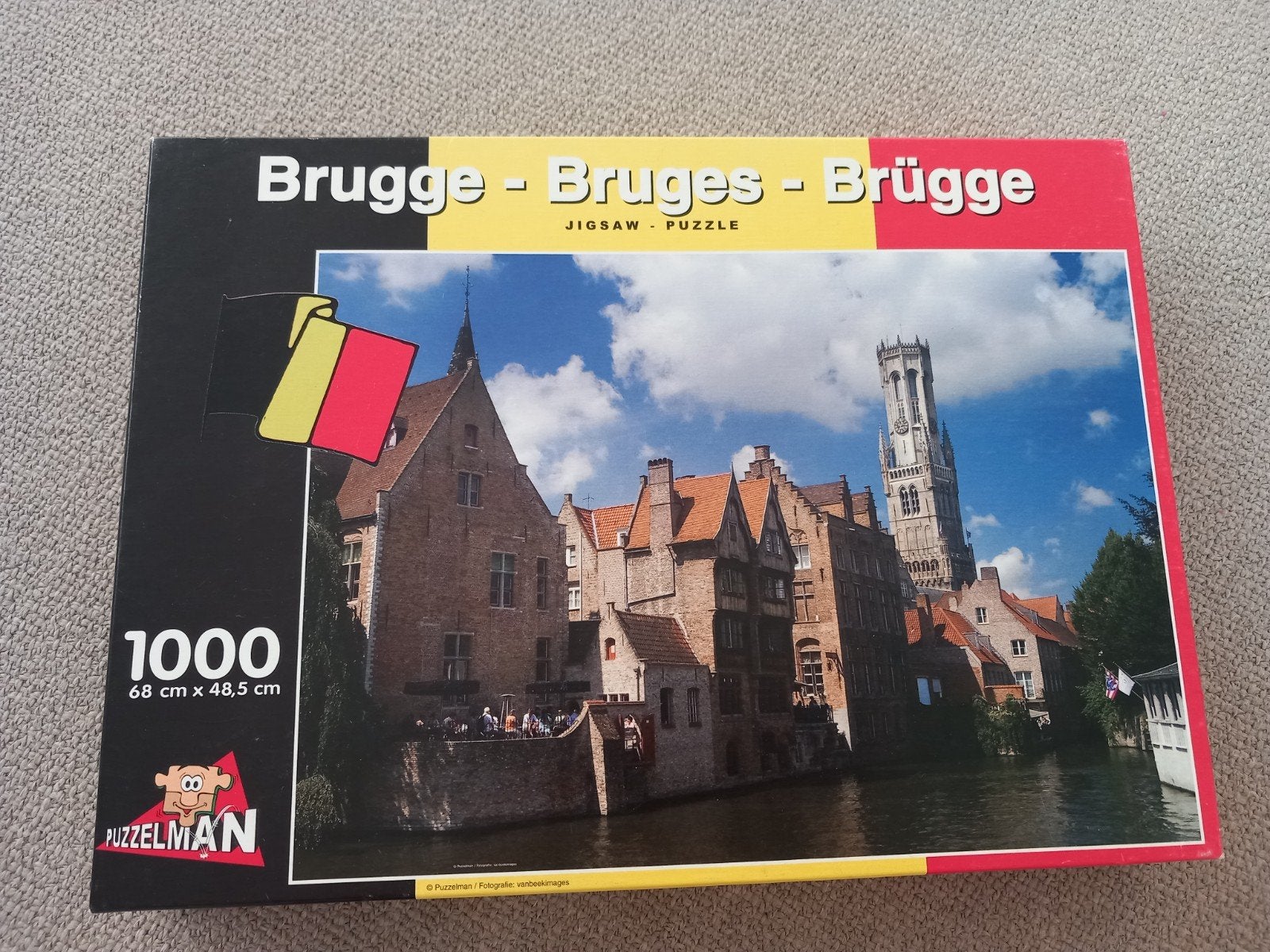 Puzzel Brugge 1000 stukjes, Ophalen