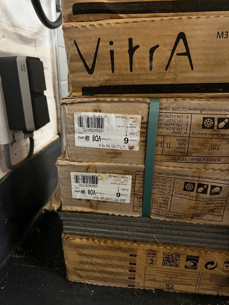 Carrelage Vitra Dotti Dark Grey R9 - intérieur, Neuf, 20 à 40 cm, Carrelage de sol, Enlèvement
