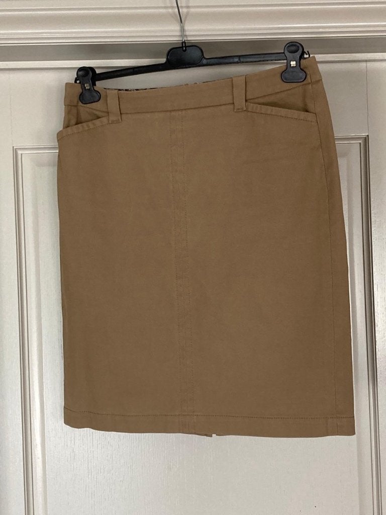Mooie bruine rok Xandres, maat 42. Zeer goede staat, Kleding | Dames, Bruin, Maat 42/44 (L), Ophalen of Verzenden, Zo goed als nieuw