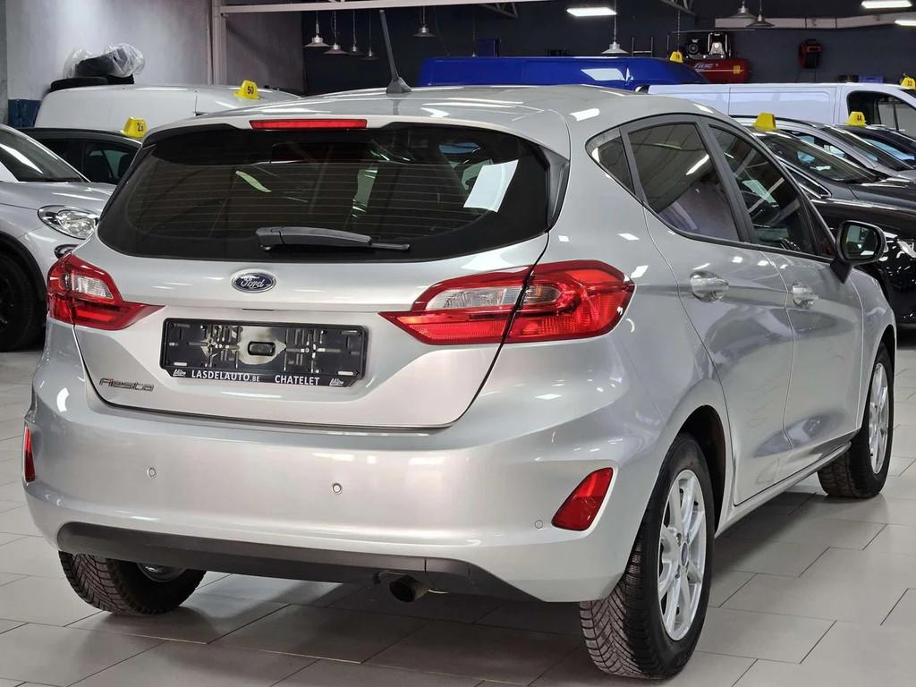 Ford Fiesta 1.0i EcoBoost Auto Carplay Lane Assist Cruise Bl, Auto's, Automaat, 118 g/km, Stof, Gebruikt