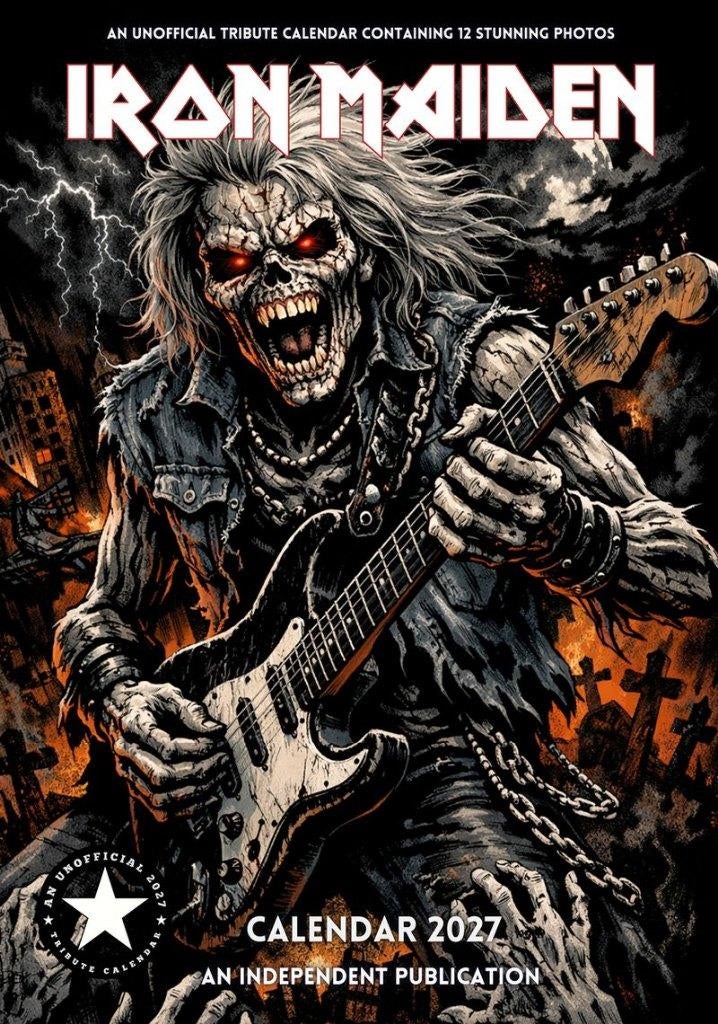 Calendrier Iron Maiden 2027 en précommande, Envoi, Calendrier annuel, Neuf