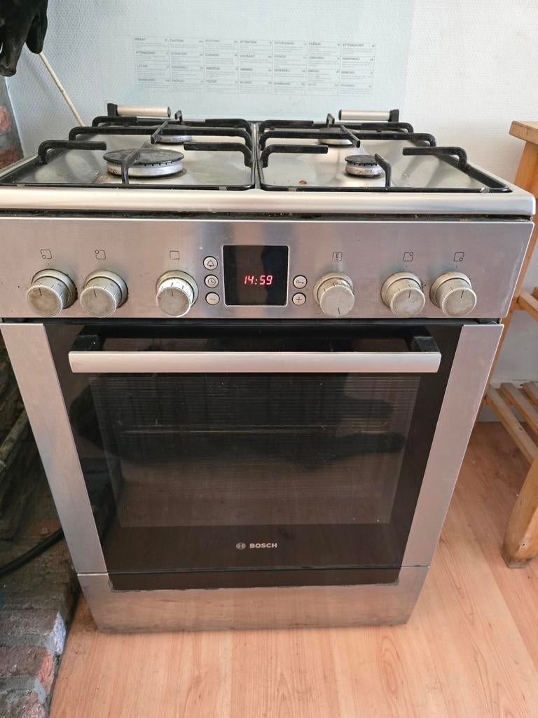 Bosch gas fornuis met elektronische oven, Ophalen, Gas