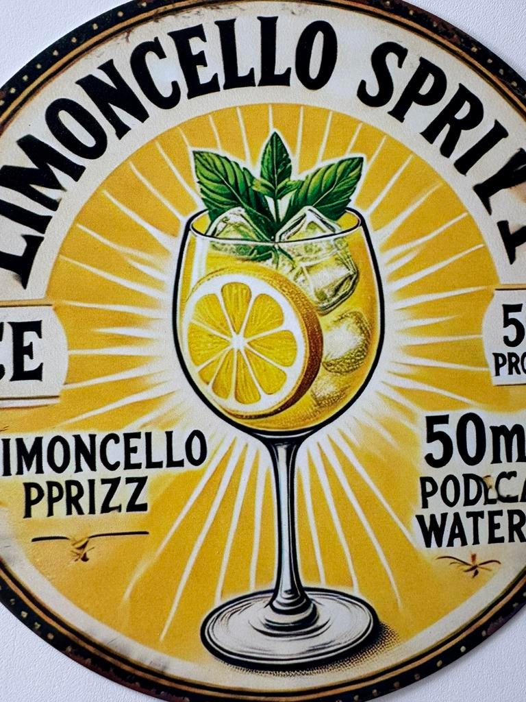 Panneau d'affichage en métal Limoncello, Collections, Enlèvement ou Envoi, Neuf, Panneau publicitaire