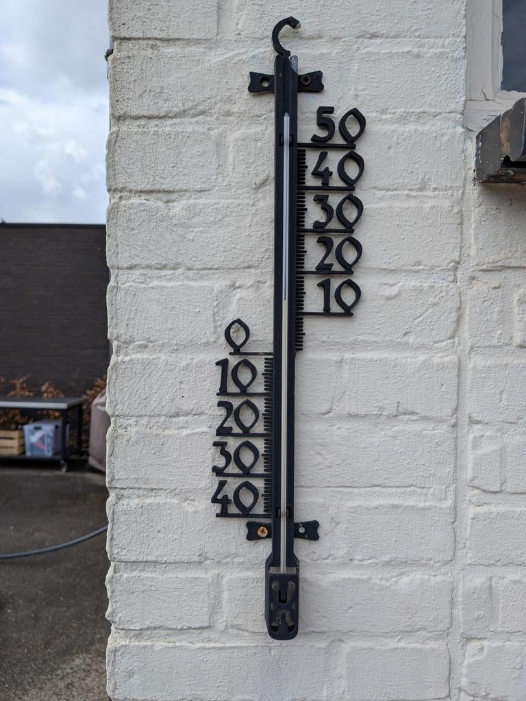 Buitenthermometer - groot en industrieel, Huis en Inrichting, Ophalen, Buitenthermometer