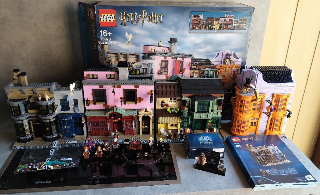 lego harry potter 75978 de wegisweg (diagon alley), Lego, Harry Potter, Ophalen of Verzenden, Zo goed als nieuw