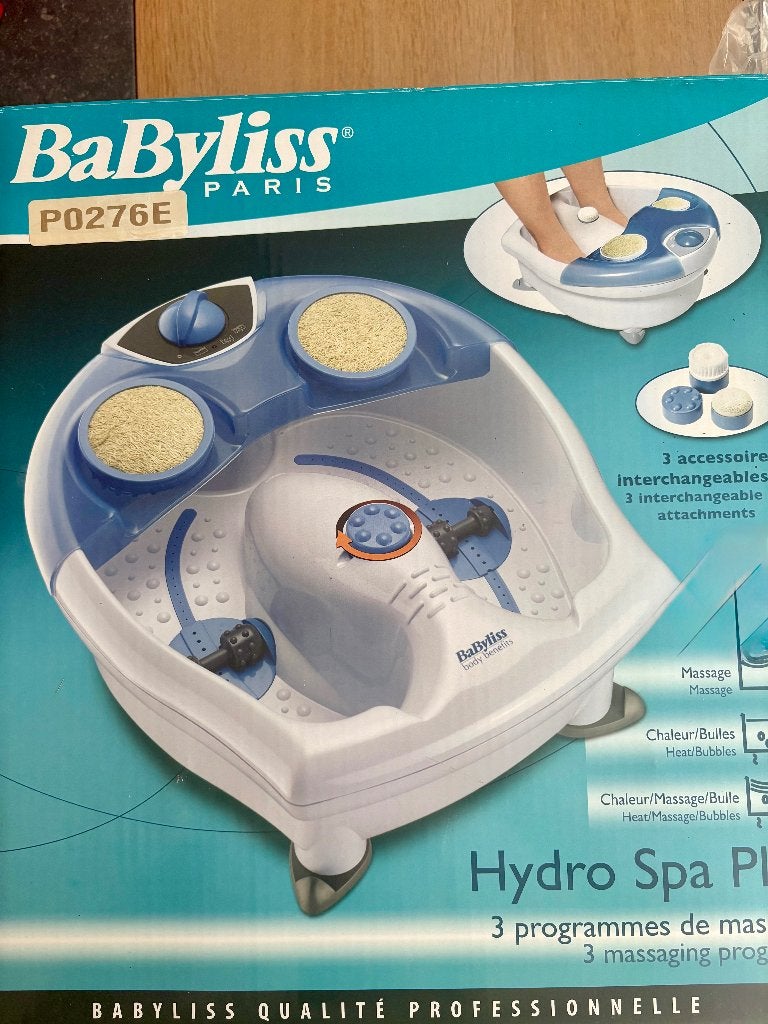 Babyliss hydro spa plus - bain de pieds massant, Bijoux, Sacs & Beauté, Beauté | Soins du corps, Comme neuf, Autres types, Enlèvement