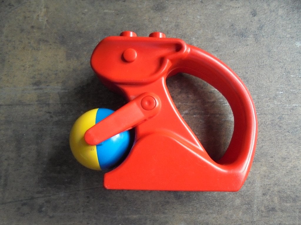 Lego Duplo Rattle  Squirrel with Nut (zie foto's), Ophalen of Verzenden, Gebruikt, Losse stenen, Duplo