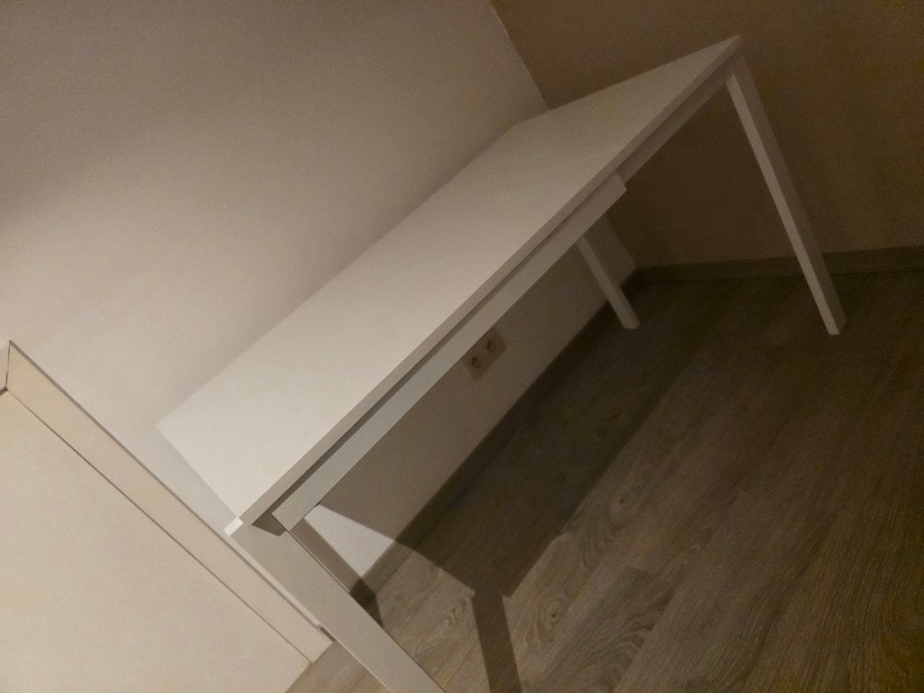 Uitschuifbare tafel, Huis en Inrichting, Tafels | Eettafels, Ophalen, Zo goed als nieuw, 100 tot 150 cm, 50 tot 100 cm