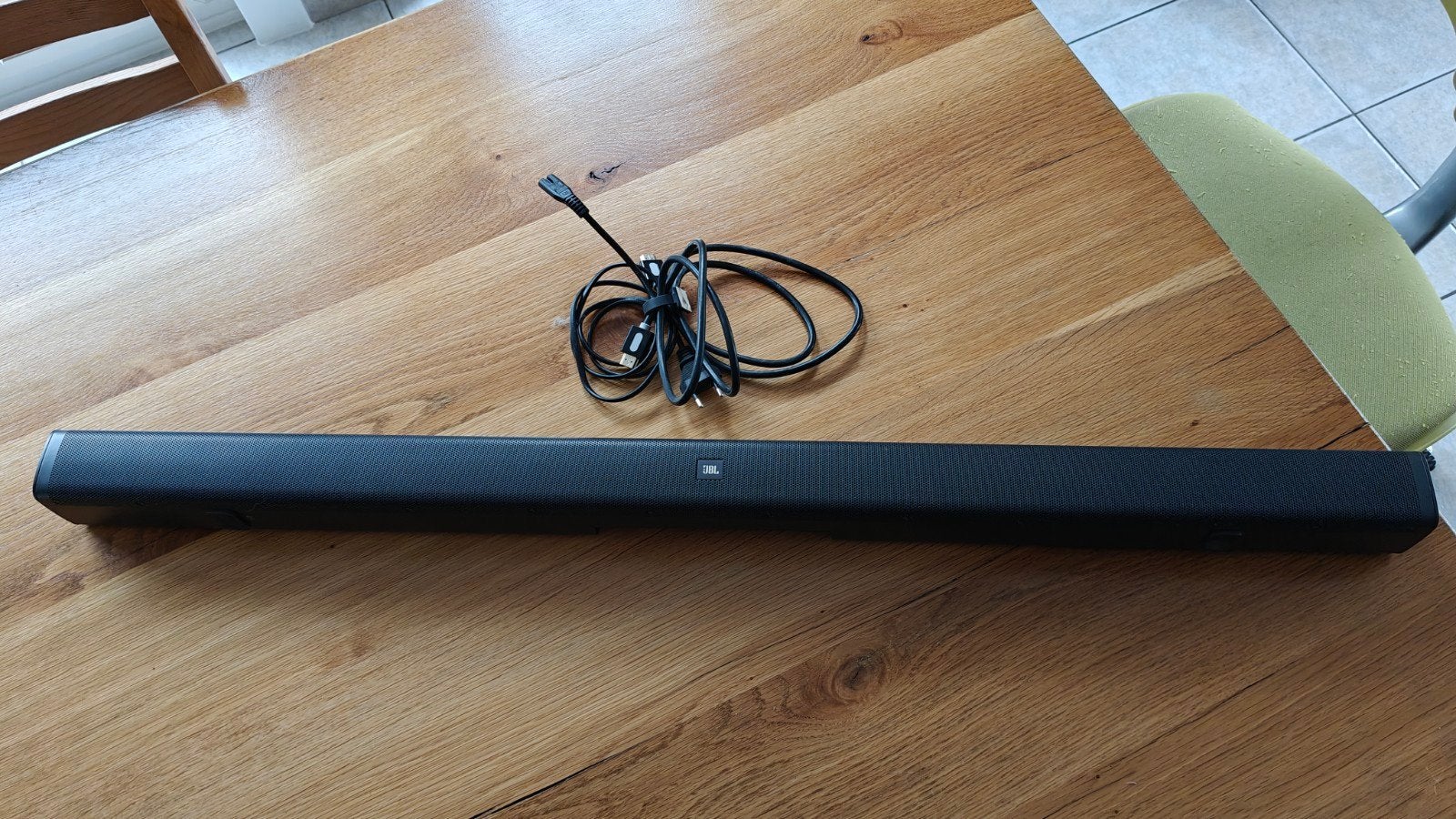 JBL soundbar 2.1 + wireless Subwoofer, Enlèvement, Avec subwoofer externe, Comme neuf