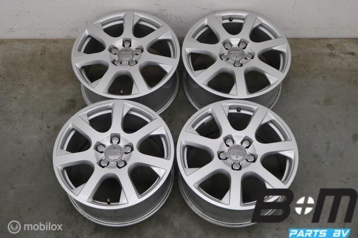 ORIGINEEL! 17 inch velgen Audi Q5 8R 80A / A4 8K! 8R0601025G, Gebruikt, Velg(en), 17 inch, Personenwagen