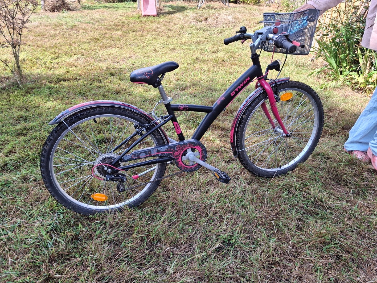Vélo fille, 24 pouces, Poply 500 (enfant de 135 à 150 cm), Autres marques, Vitesses, Frein sur jante, Femmes