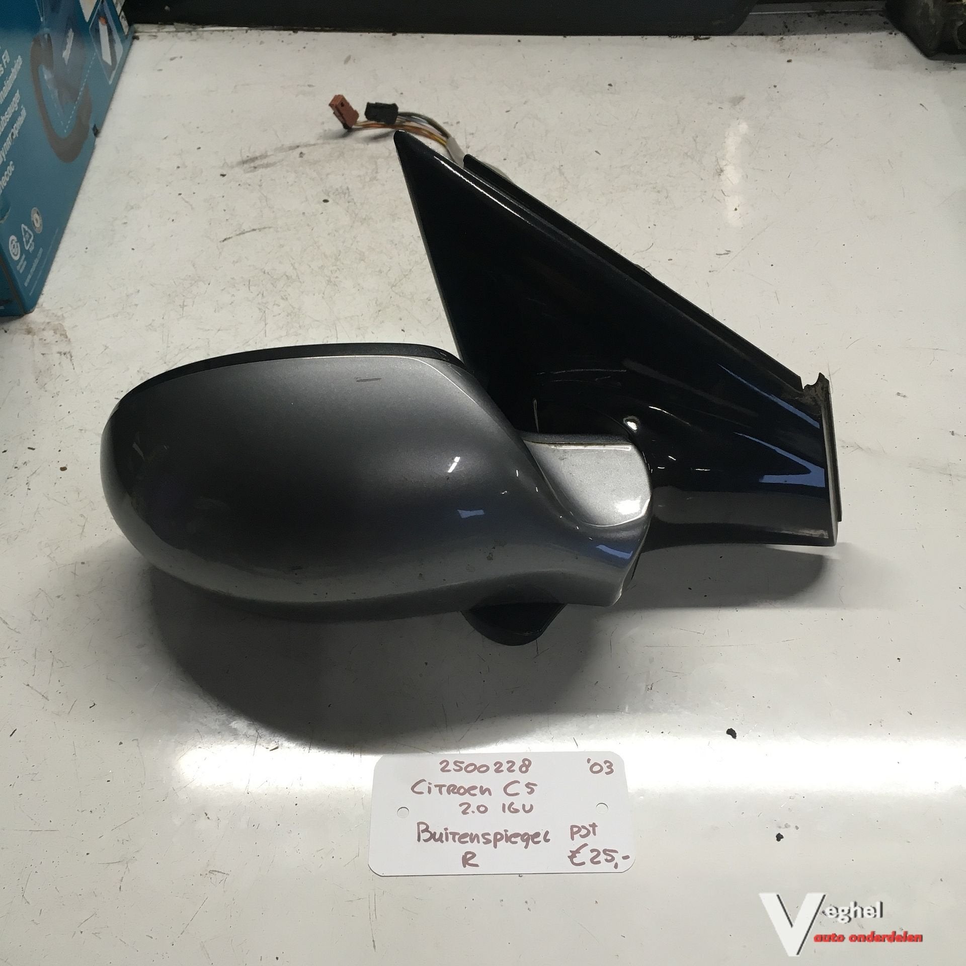 Citroen C5 Hatchback 2.0 16v 2003 2500228  Buitenspiegel  Li, Gebruikt, -, -, Ophalen of Verzenden