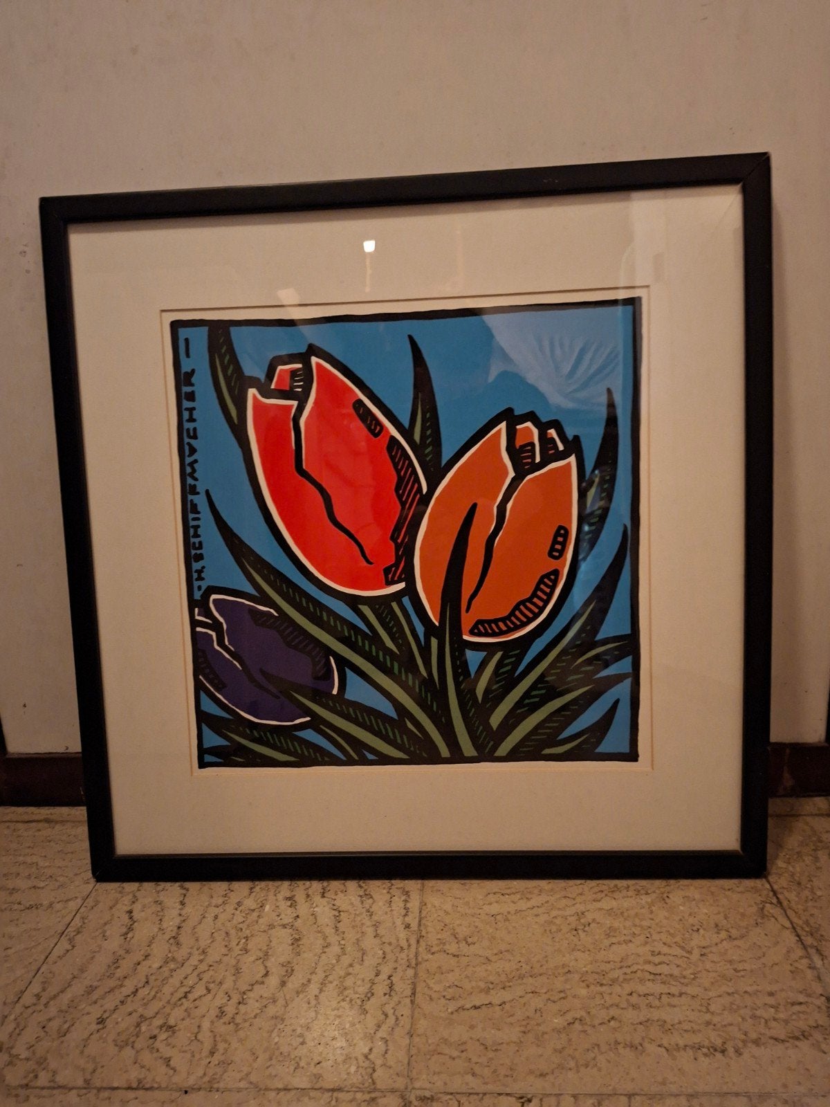 Kunstwerk Henk Schiffmaeher, Antiek en Kunst, Kunst | Schilderijen | Abstract, Ophalen