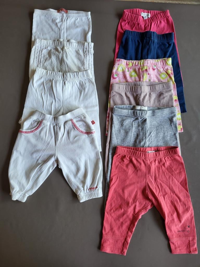 10 leggings maat 56 tot 62, Enfants & Bébés, Vêtements de bébé | Taille 62, Enlèvement