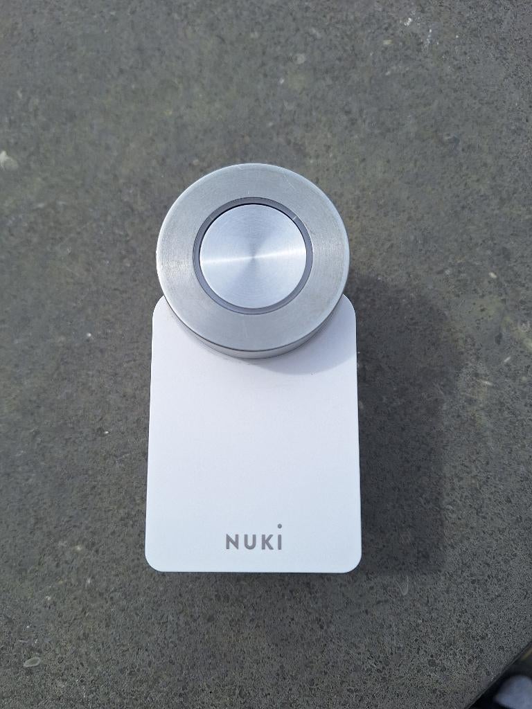 Nuki Smart Lock 3.0 Pro (Wit) + Nuki Door Sensor, Ophalen of Verzenden, Zo goed als nieuw, Overige typen