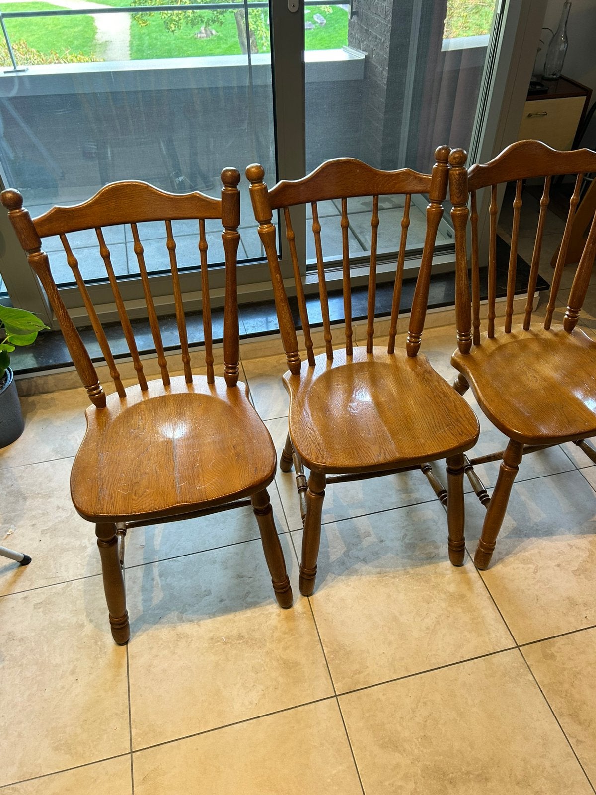Set vintage stoelen, Ophalen