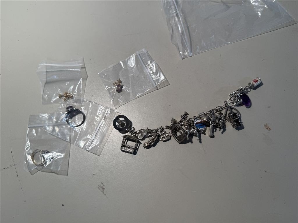 Sieradenpakket inclusief zilveren bedelarmband Topaz & Ameth, Handtassen en Accessoires, Armbanden, Ophalen of Verzenden, Nieuw