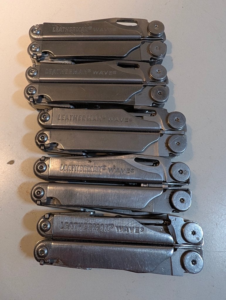 leatherman Wave 35 euro per stuk, Caravans en Kamperen, Ophalen of Verzenden, Gebruikt