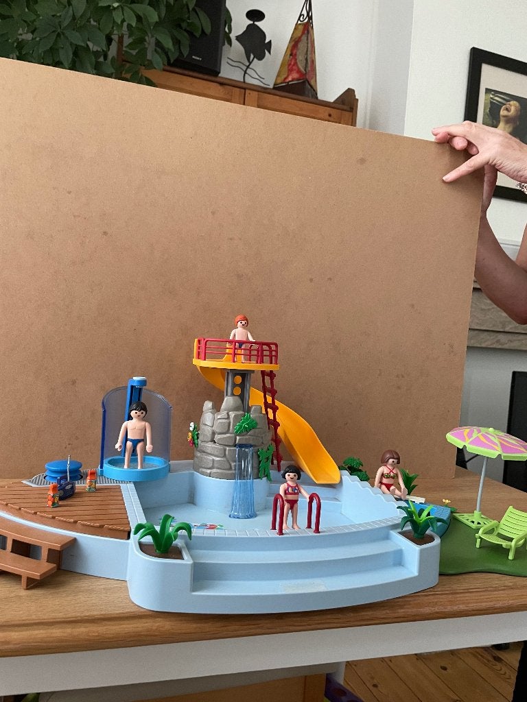 Playmobil-zwembad, Ophalen, Complete set, Overige typen, Zo goed als nieuw