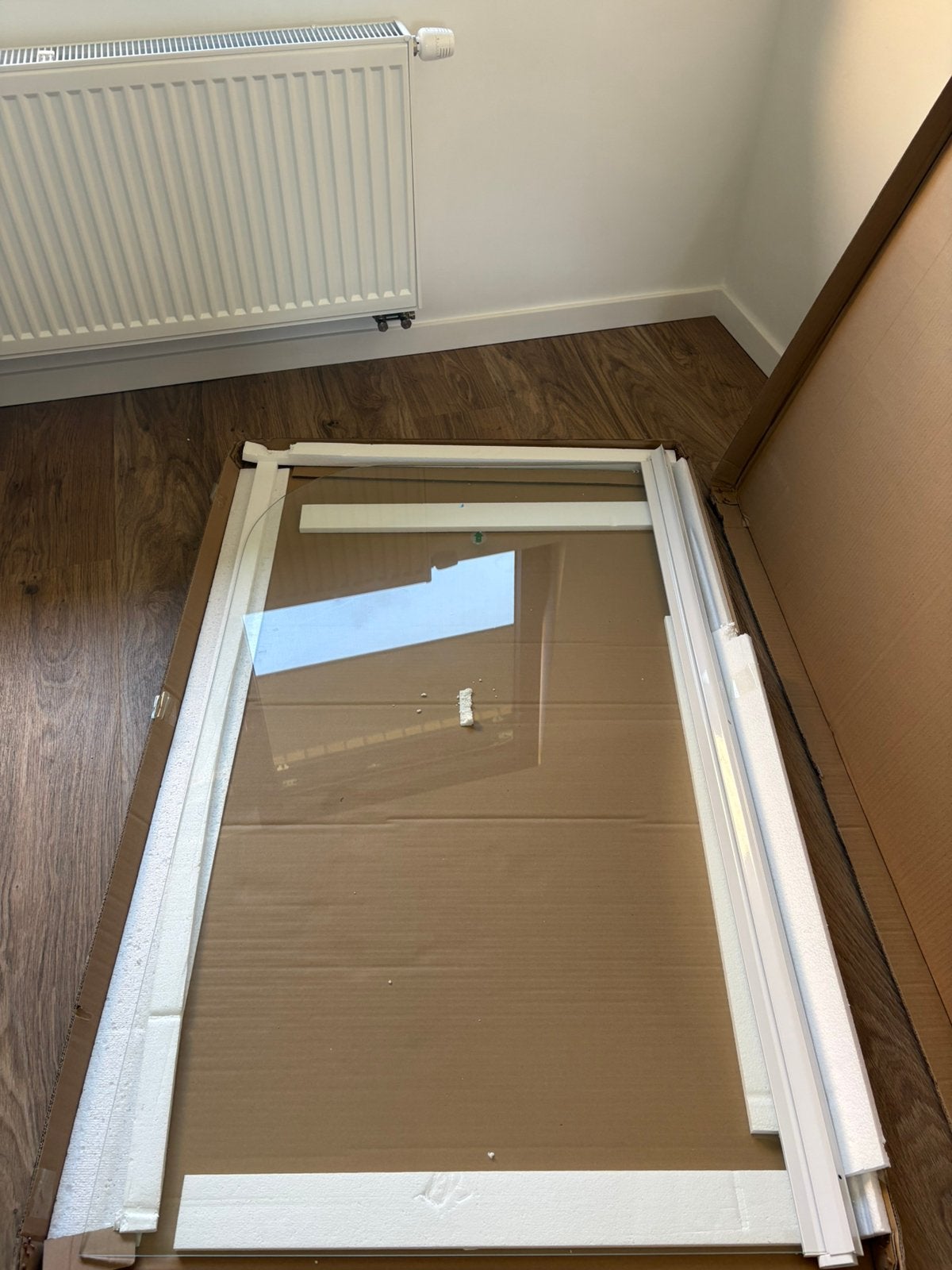 Linie Badscherm 80x135, Ophalen, 80 tot 120 cm, 120 tot 160 cm, Nieuw