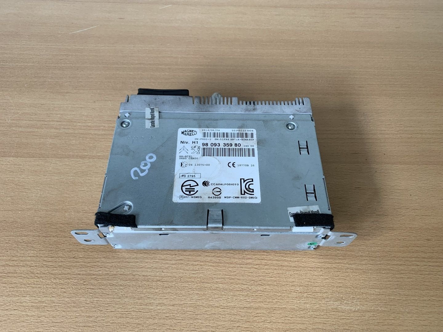 radio ( module ) 9809335980 citroen C4 cactus / peugeot 308, Auto diversen, Autoradio's, Ophalen of Verzenden, -, -, -