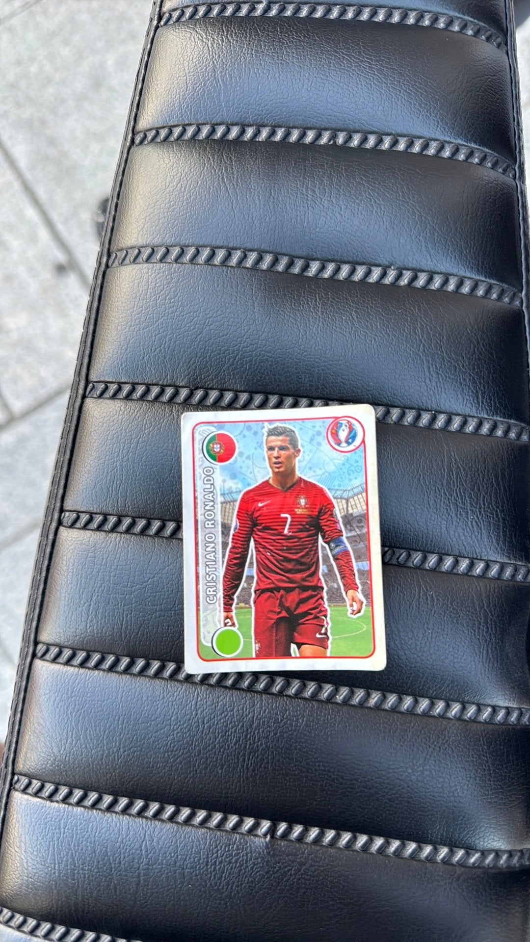 Ronaldo 2016 ek kaart, Ophalen, Zo goed als nieuw, Sticker