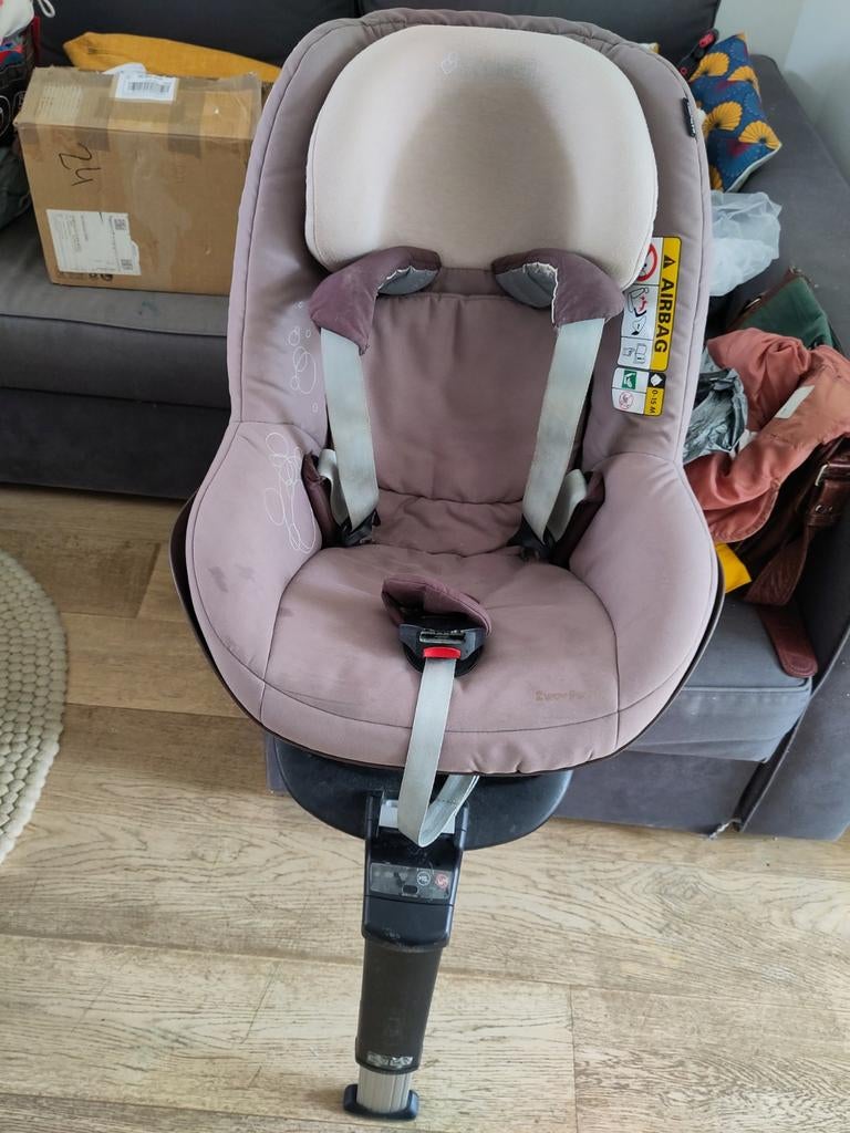 Maxi Cosi 2 way pearl kinderzitje + isofix basis, Kinderen en Baby's, Autostoeltjes, Gebruikt, 0 t/m 18 kg, Verstelbare rugleuning