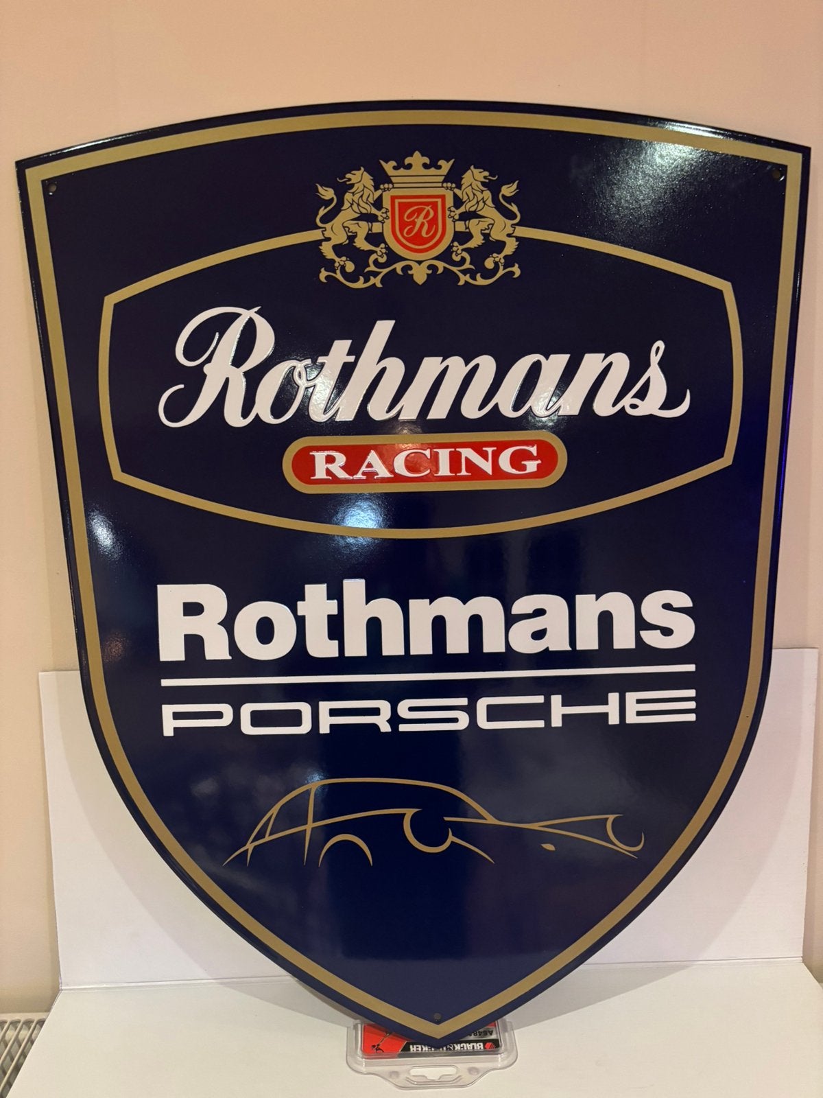 Plaque émaillée Porsche 65/50cm, Antiquités & Art, Enlèvement ou Envoi