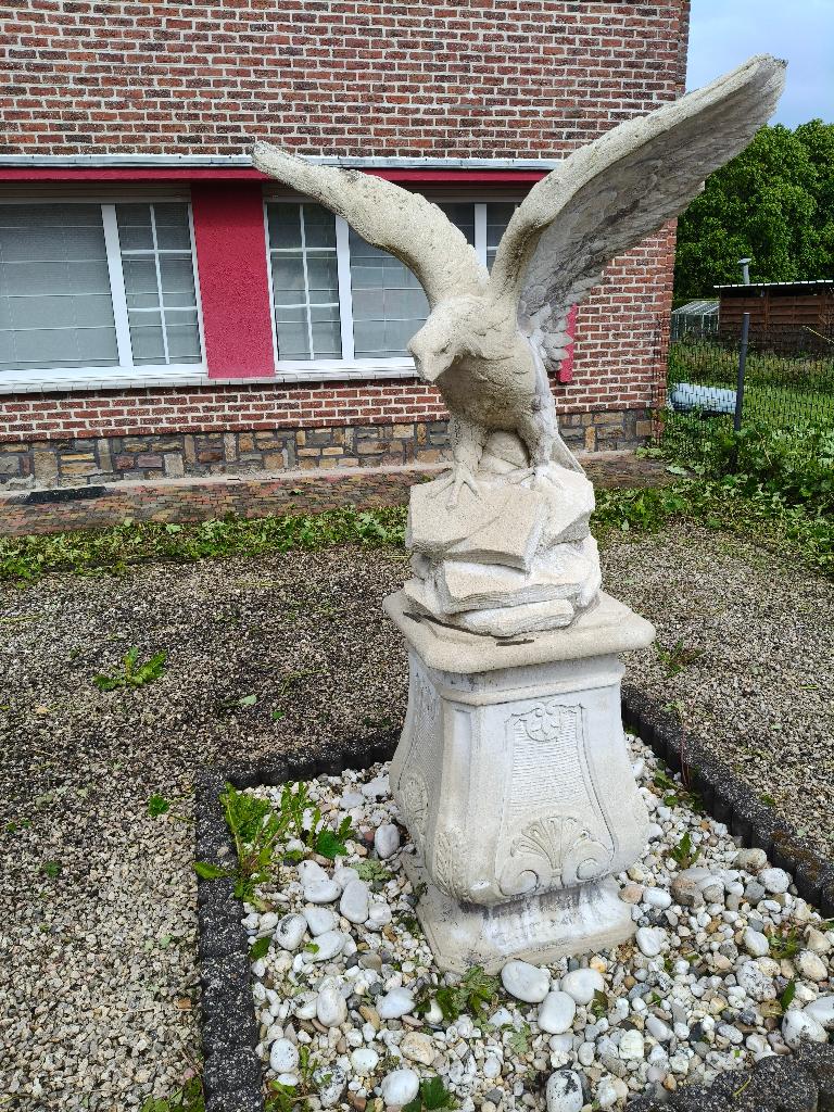 Tuinbeeld, Tuin en Terras, Ophalen, Gebruikt, Steen, Dierenbeeld