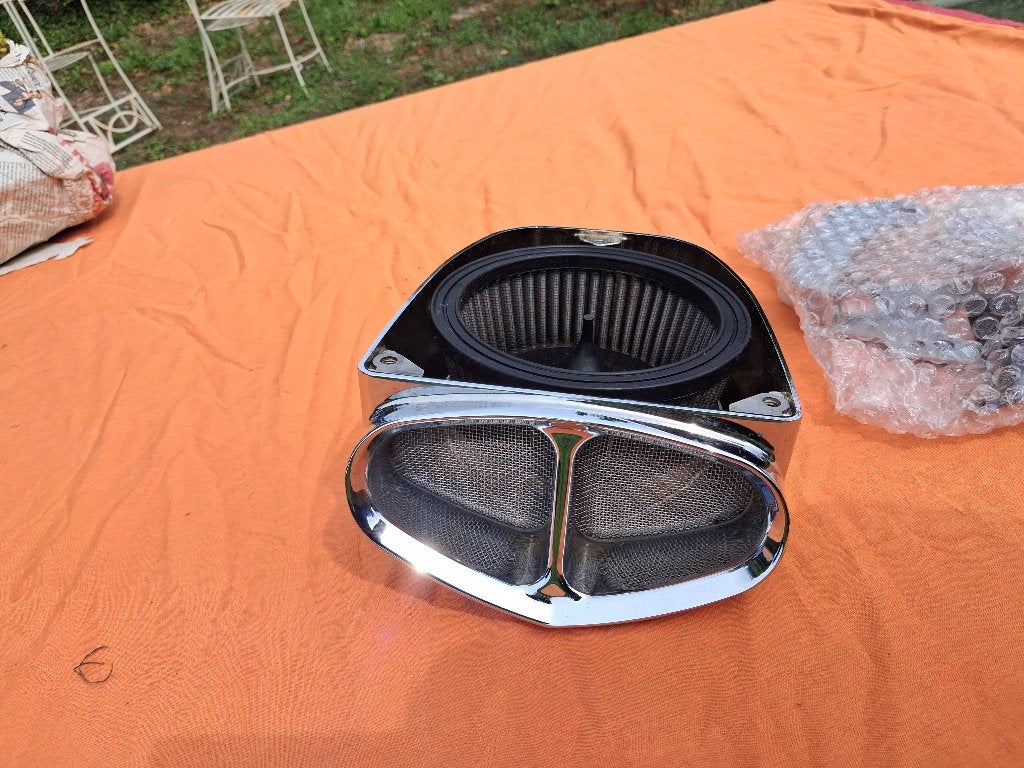 cobra PowrFlo Air luchtinlaat chroom, Motoren, Ophalen of Verzenden, Nieuw