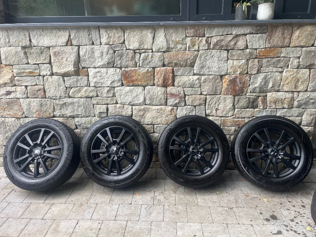4 jantes alu RC-Design RC25T 17" + 6 pneus – Ford Transit, Pneus été, Véhicule utilitaire, 17 pouces, Enlèvement