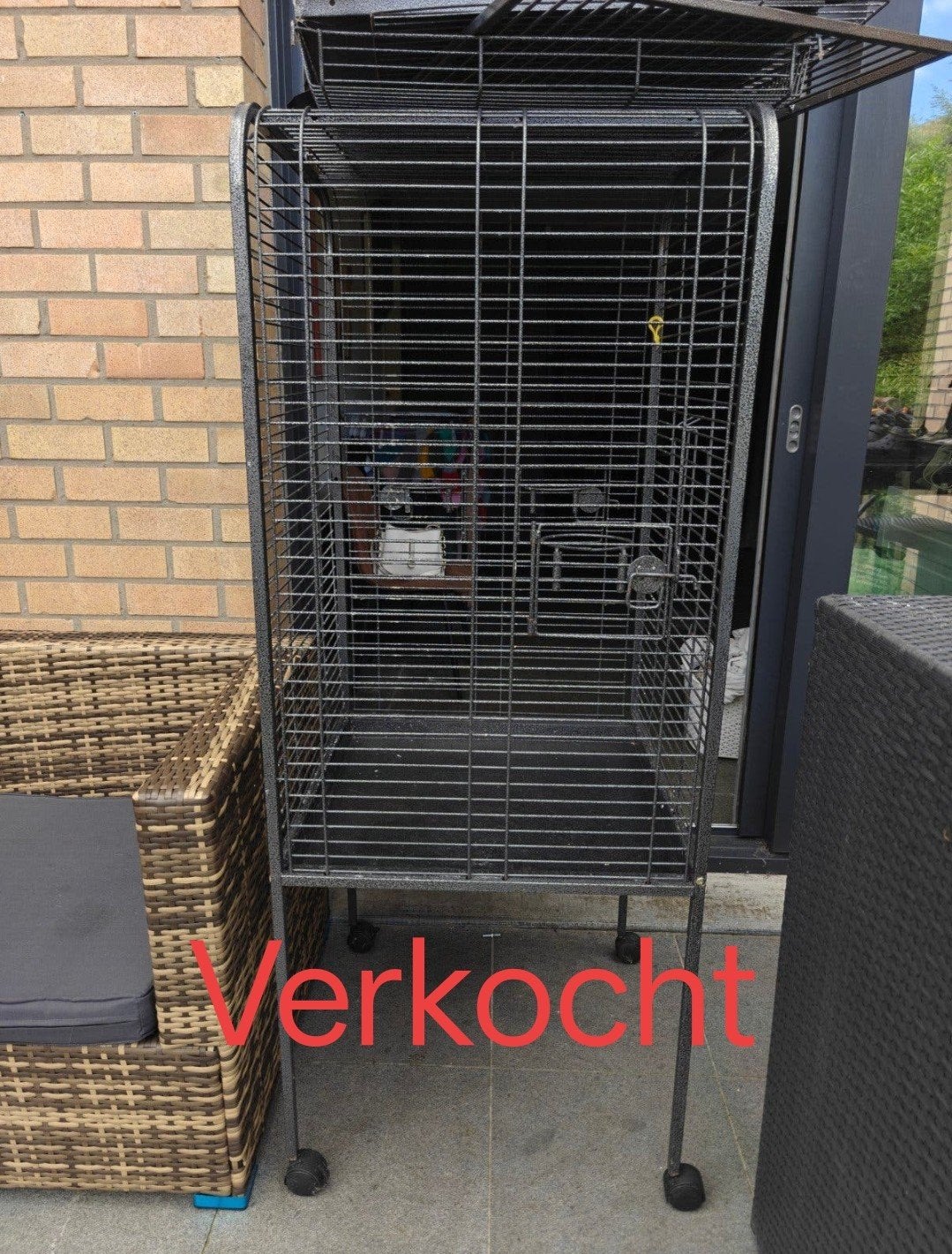 grote vogel kooien, Enlèvement, Utilisé, Métal, Cage à oiseaux