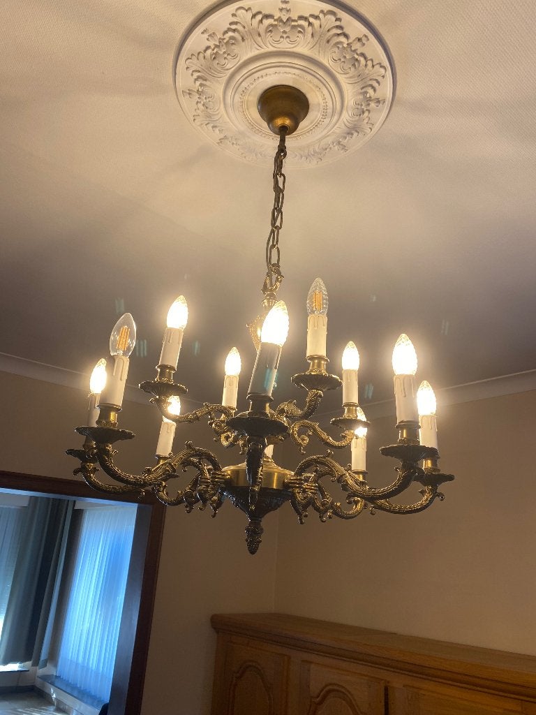 Koperen luchter, Huis en Inrichting, Ophalen