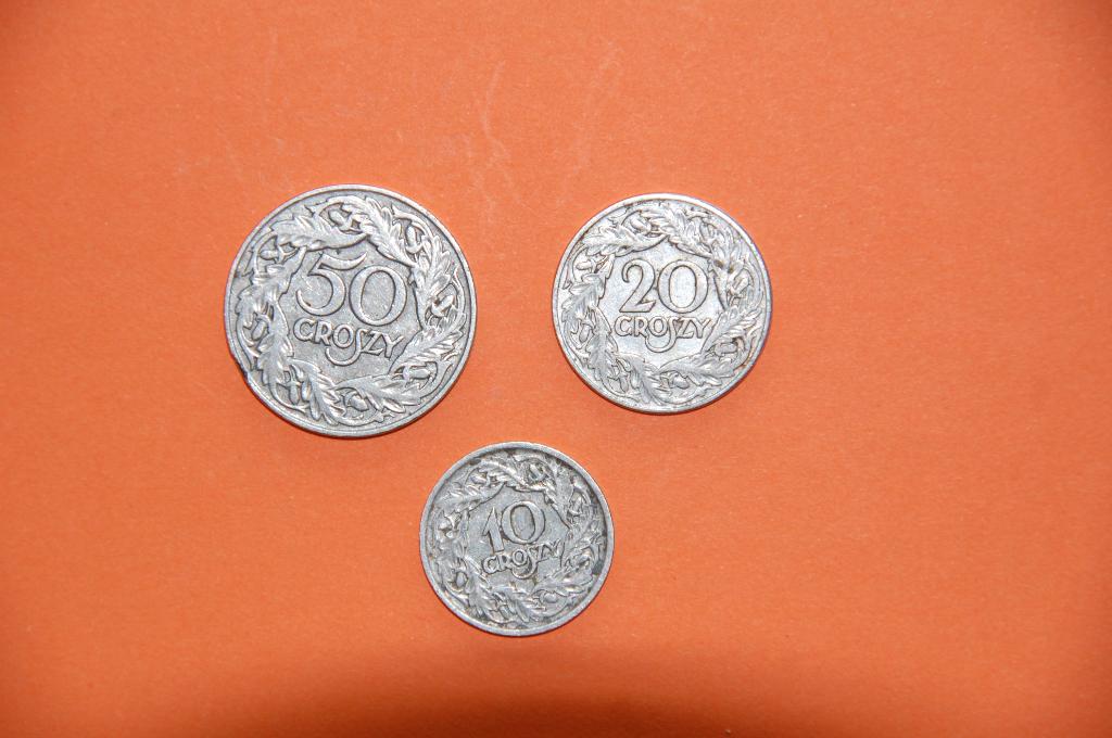 POLEN : 1923, 10, 20 en 50 Groszy, Verzenden, Polen, Setje
