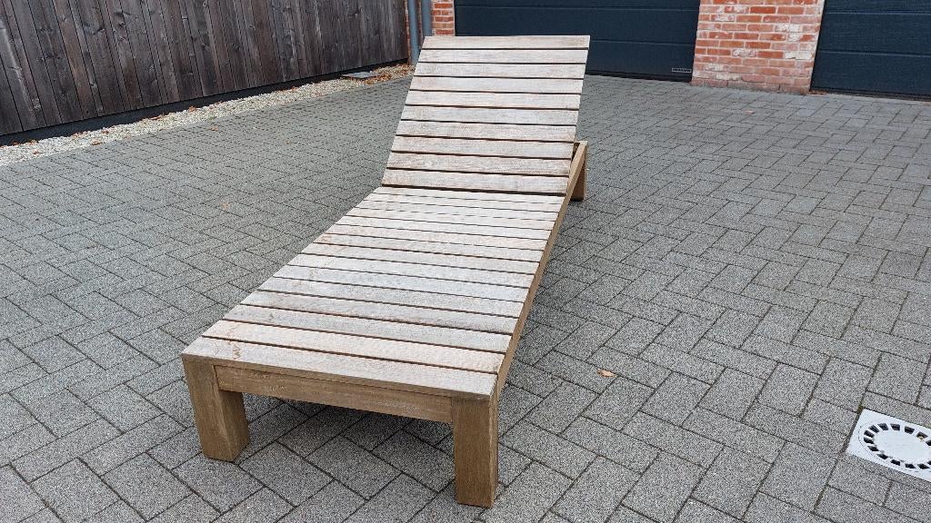 Houten ligbed, Tuin en Terras, Ophalen