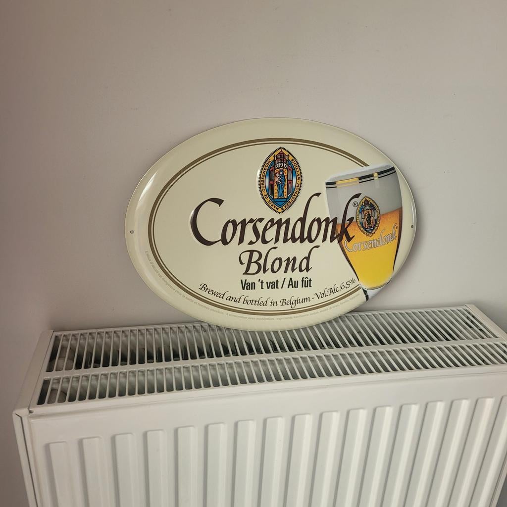 Blonde Corsendonk bierplaat, Ophalen of Verzenden