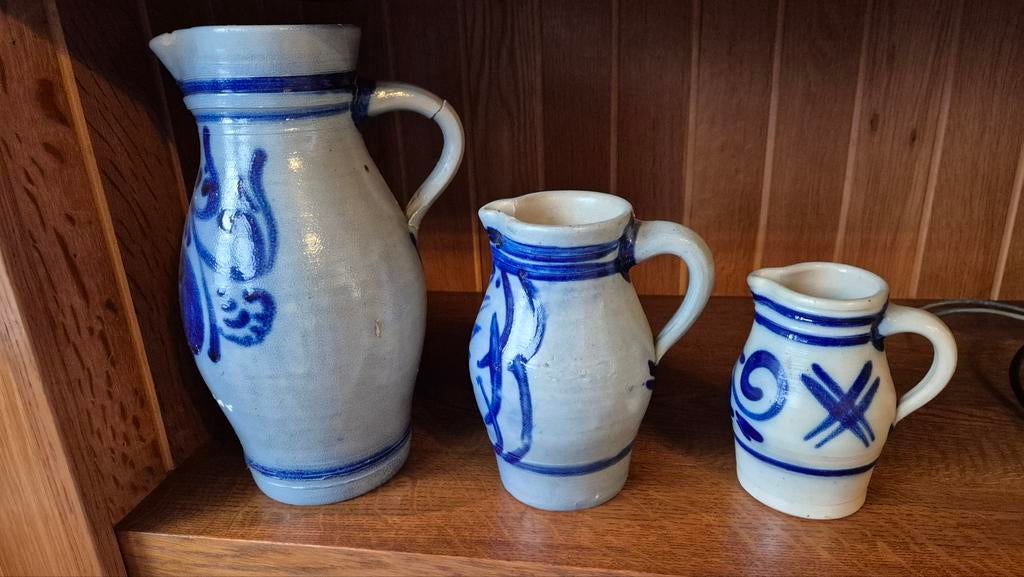 Blauwe kruiken, Antiek en Kunst, Ophalen