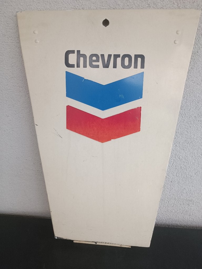 Panneau d'affichage à chevrons des années 60, Collections, Enlèvement, Utilisé, Panneau publicitaire