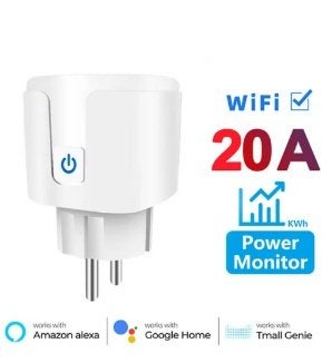 Prise intelligente WiFi 20A - - avec moniteur de tension, Hobby & Loisirs créatifs, Composants électroniques, Enlèvement ou Envoi