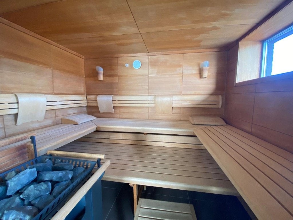 Klafs Luxury Sauna - 4-8 personen, Enlèvement, Comme neuf, Finlandais ou Traditionnel, Sauna complet