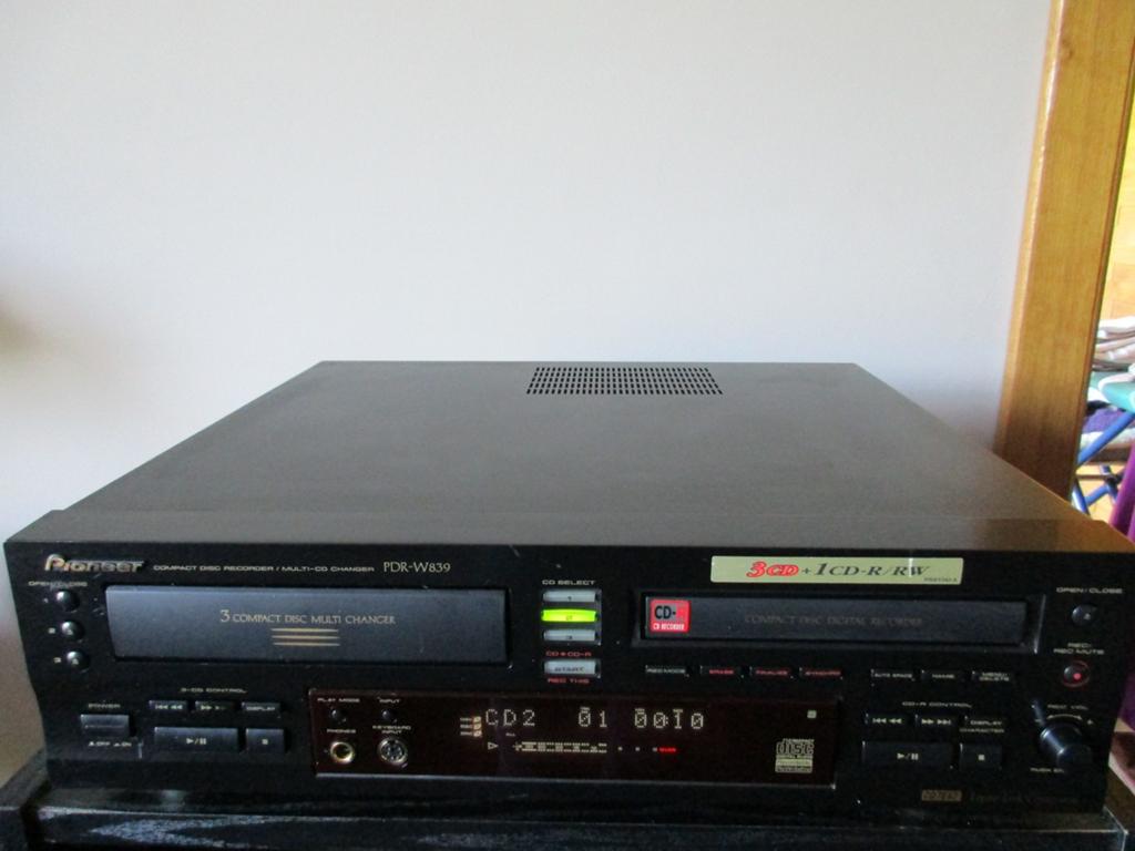 Pioneer PDR-W839 cd-brander, Ophalen