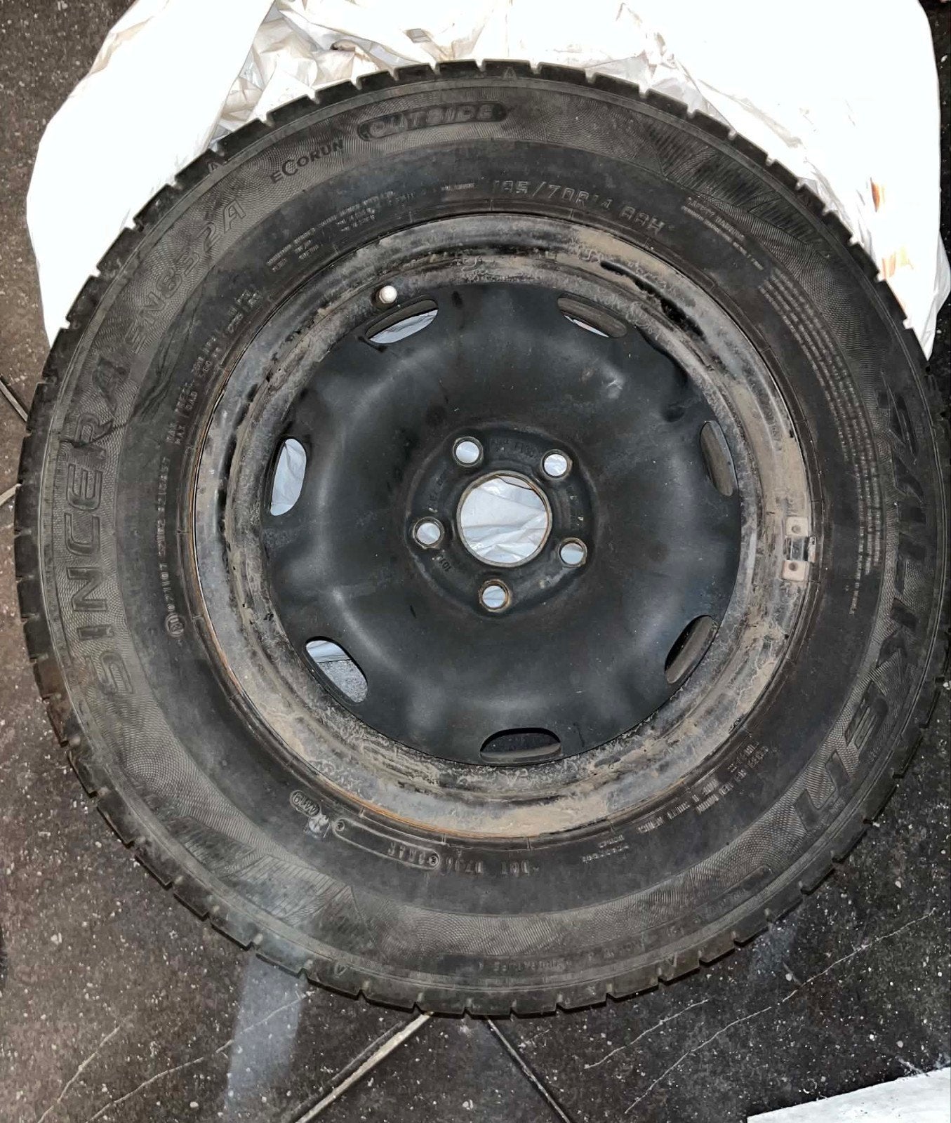 4 jantes 6Jx14, 14 pouces, Pneus et Jantes, Véhicule de tourisme, Pneus été
