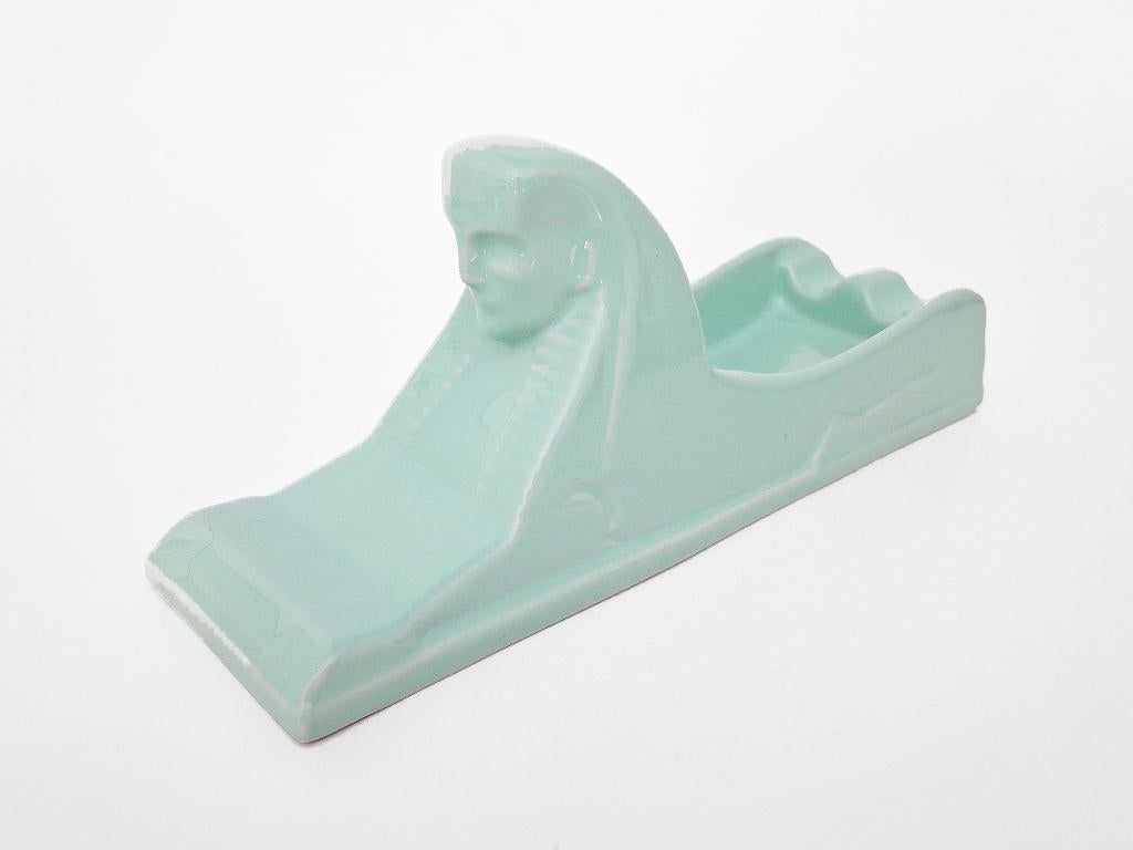 asbak Sphinx Maastricht groen, Antiek en Kunst, Ophalen of Verzenden