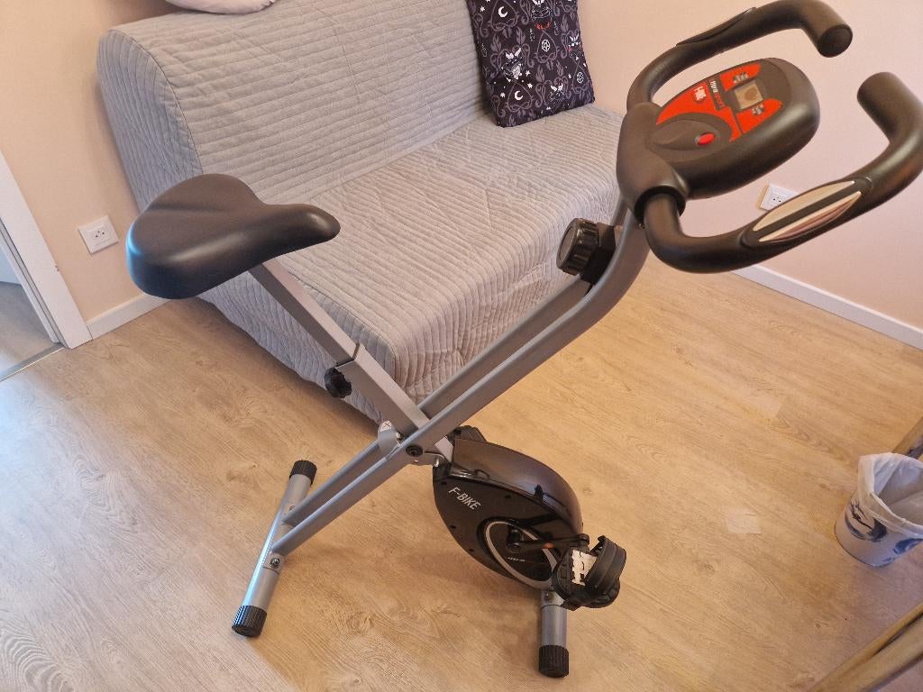 Ultrasport Folding Exercise Bike, Vélo de spinning, Jambes, Comme neuf, Enlèvement