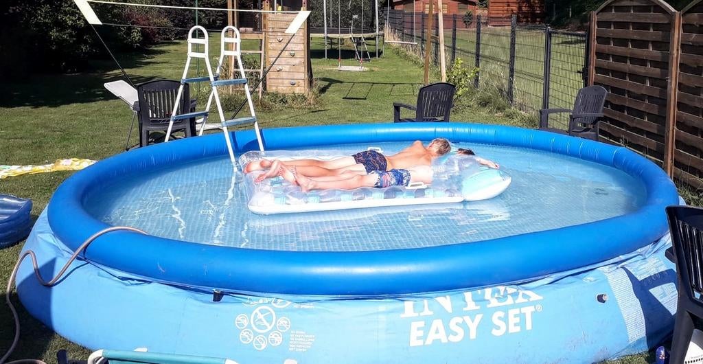 Piscine autoportante Intex easy set 457*84, Tuin en Terras, Ophalen, Gebruikt, 80 tot 120 cm, Rond