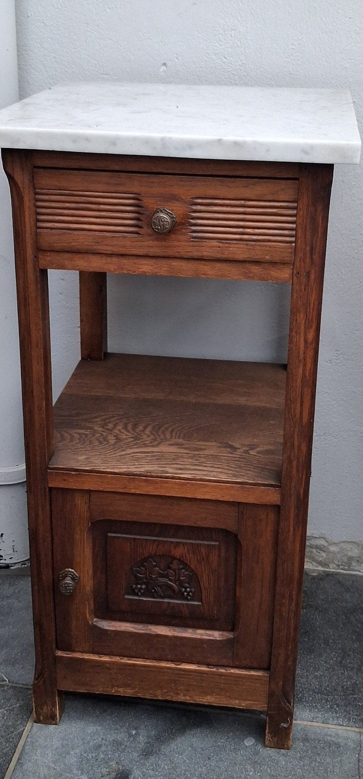 Nachtkastje, Ophalen, Gebruikt, Hout