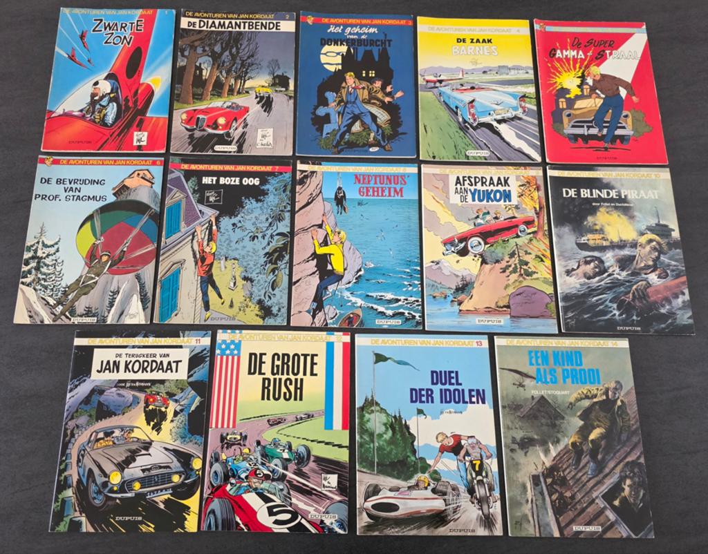 Strips: De Avonturen van Jan Kordaat :Dupuis, Boeken, Stripverhalen, Ophalen of Verzenden, Zo goed als nieuw