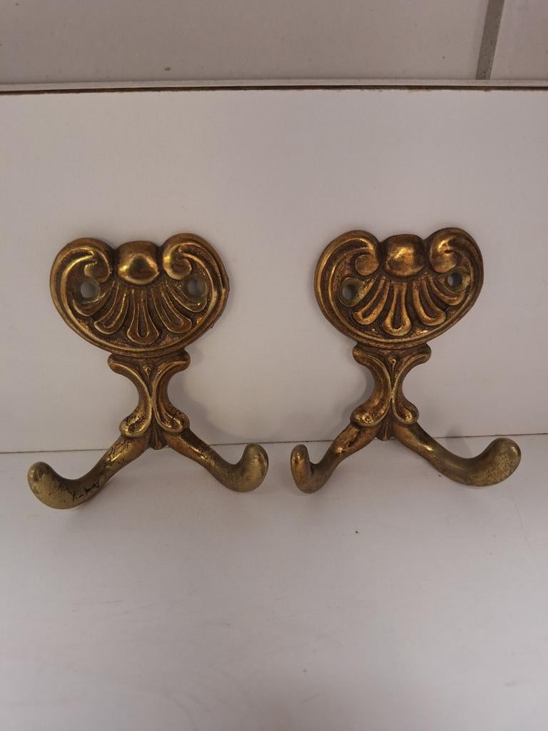 2 koperen kapstokken, Ophalen of Verzenden